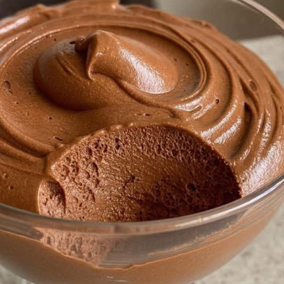 Mousse de whey y cacao